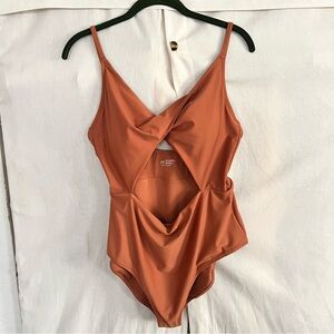 Aerie Twist Scoop One Piece Swimsuit XL